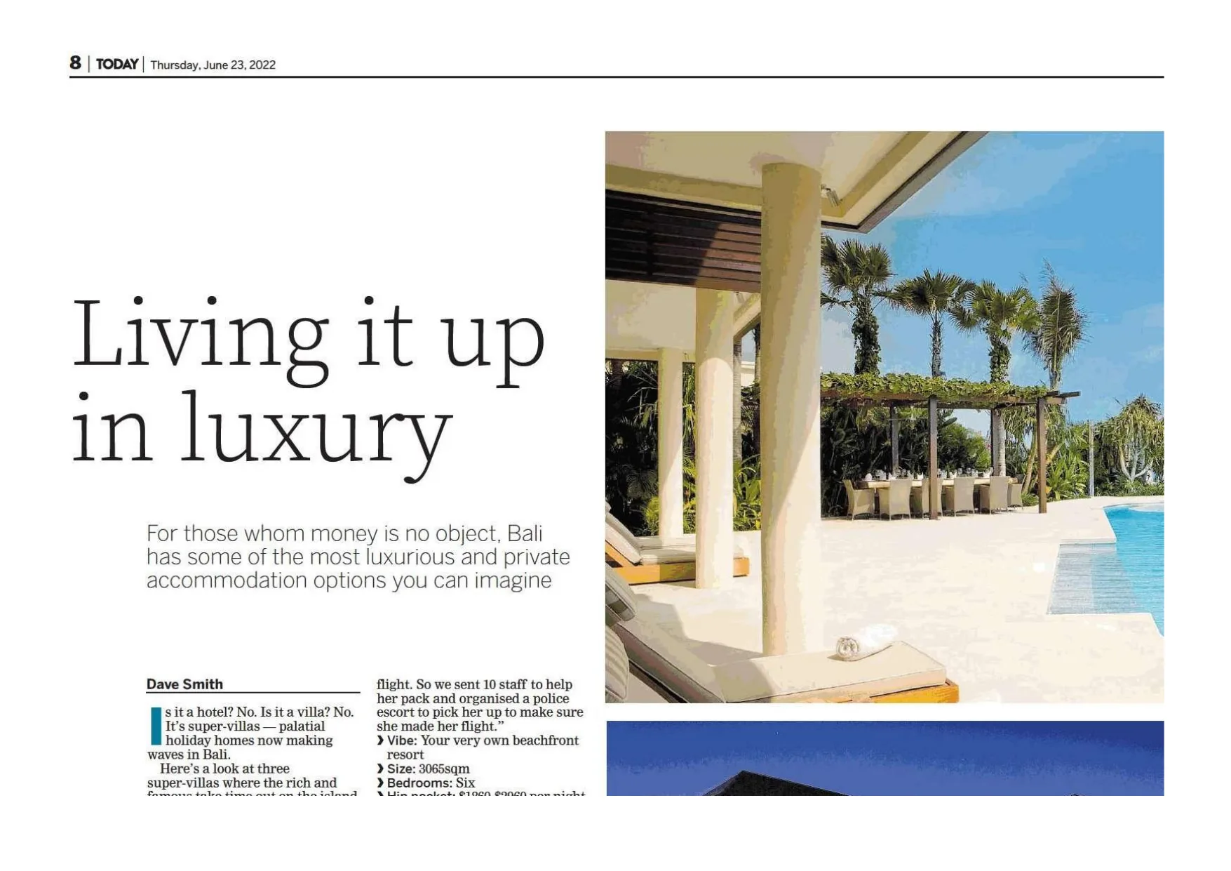 The West Australian - Living it up in Luxury